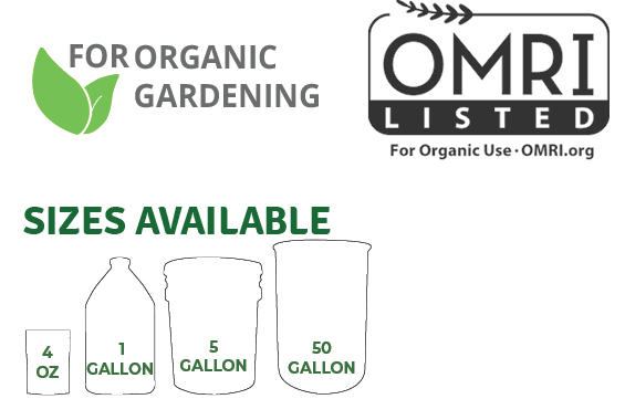 OMRI Listed for Organic Gardening Sierra Natural Science DC Concentrate Disease & Fungal Control