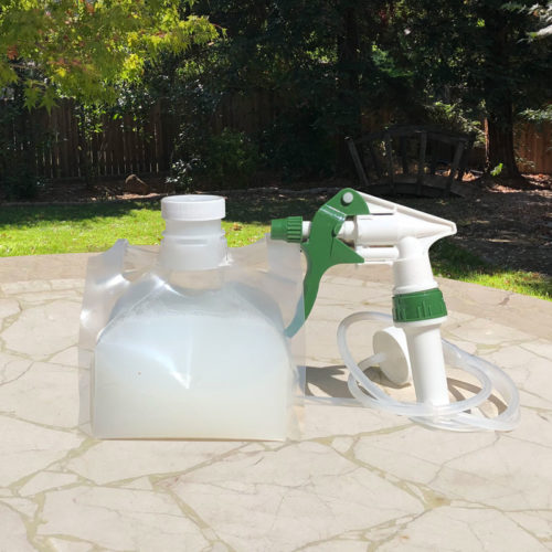 Sierra Natural Science Collapsible 32 oz. Sprayer Bottle helps you spray your plants without spilling any out.