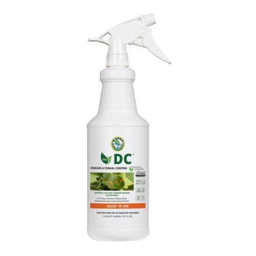 OMRI Listed for Organic Gardening Sierra Natural Science SNS DC Fungicide Ready to Use spray. This spray provides a barrier and protective preservative shield for plants to heal and protect them against damaging microbes.